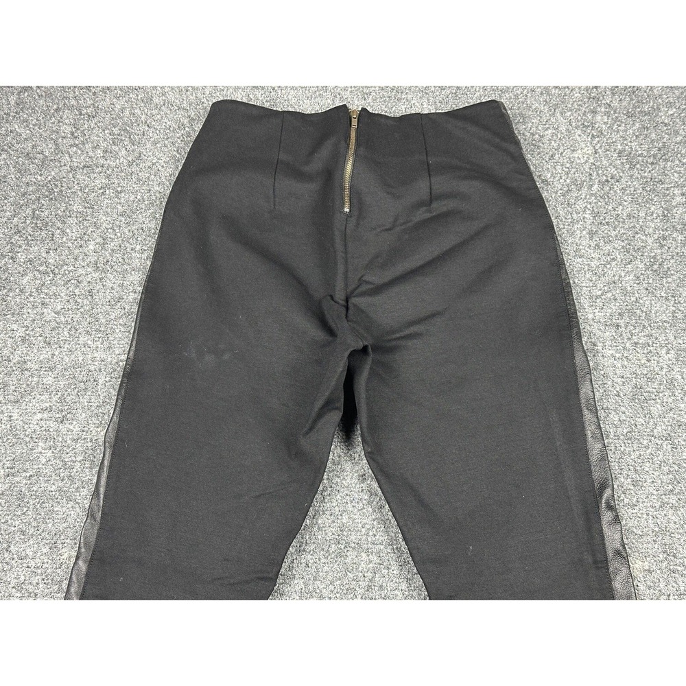 J. Crew Pixie Pants Womens Size 0S Stretch Black Back Zip Skinny Taper Leg 25X26 - Picture 11 of 12